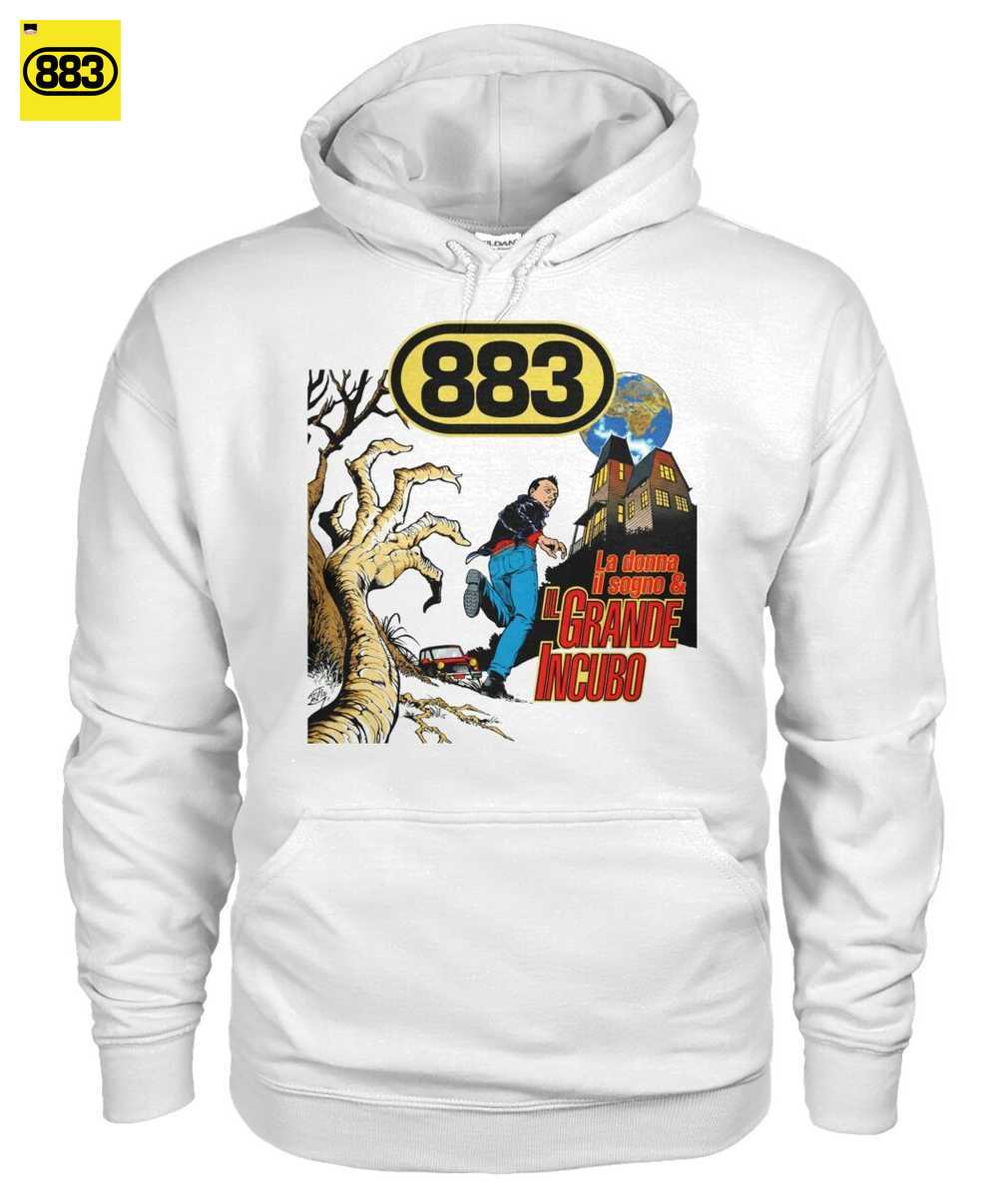883 Merch: Maglietta Il Grande Incubo Vintage Fan Art - Stile Fumetto Anni '90 - immagine 3