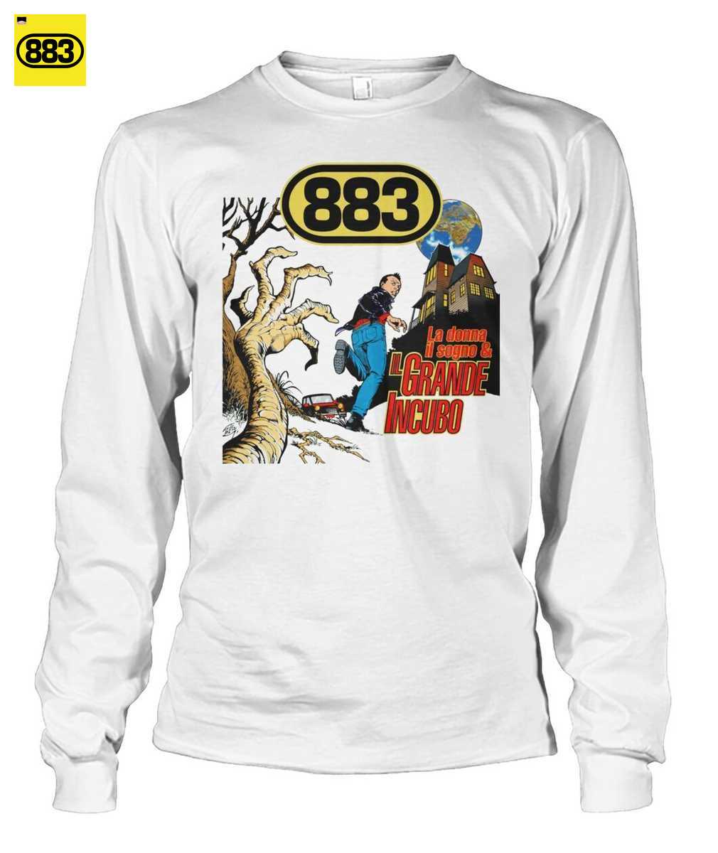 883 Merch: Maglietta Il Grande Incubo Vintage Fan Art - Stile Fumetto Anni '90 - immagine 4