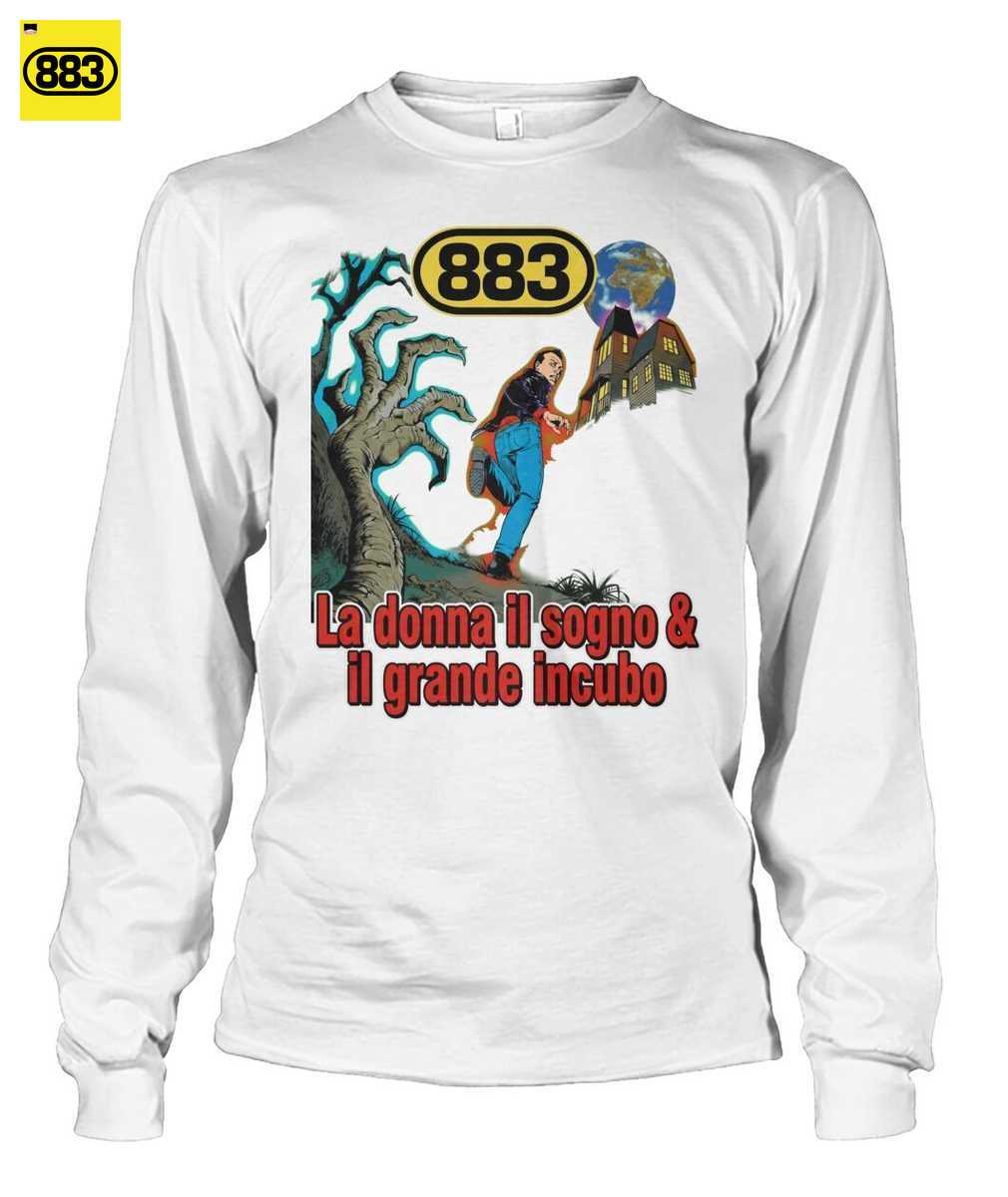 883 Merch: T-Shirt La Donna il Sogno il Grande Incubo - Tributo Anni 90 - Image 4