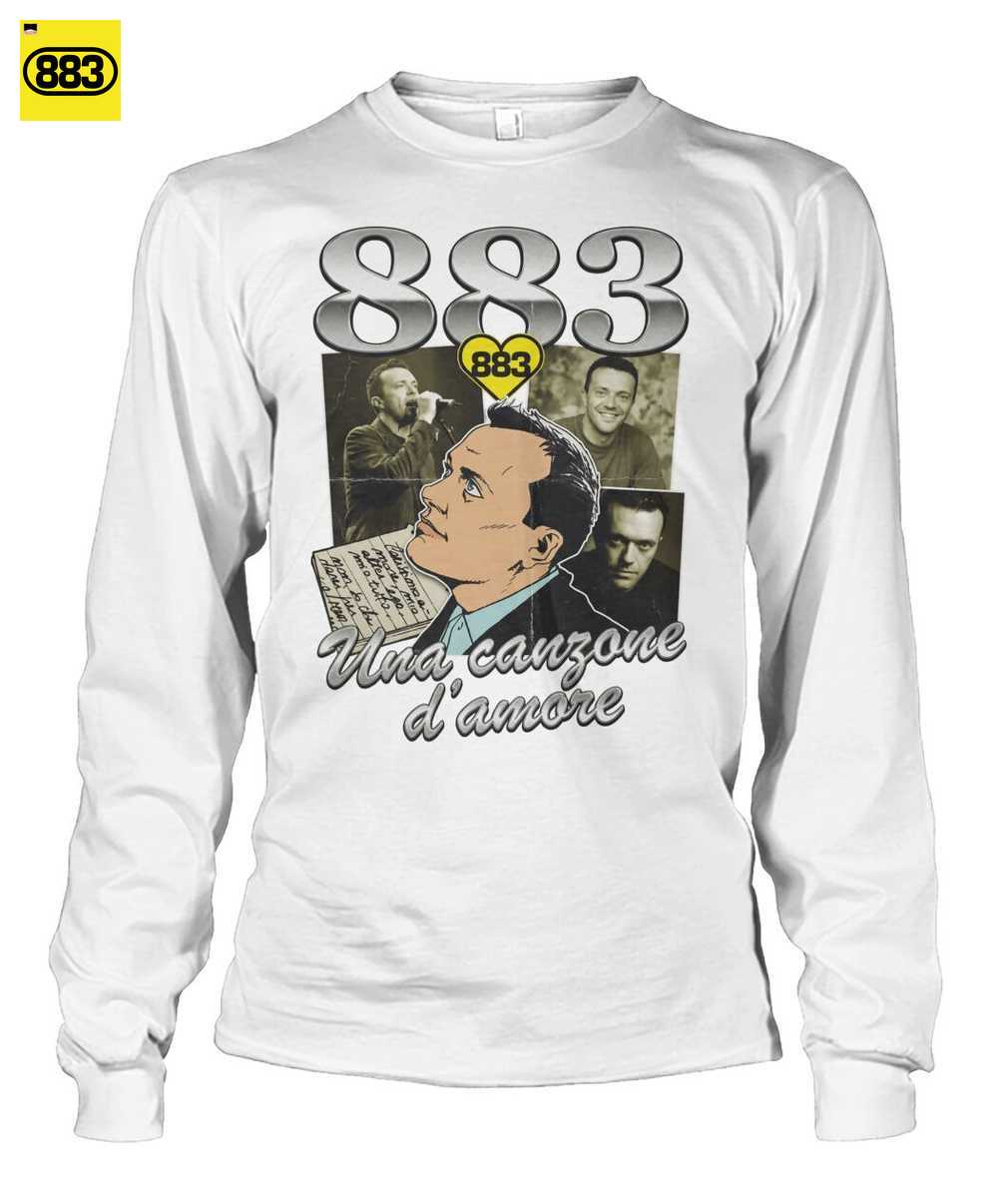 883 Merch: Una Canzone d'Amore T-Shirt - Vintage Fan Art - Image 4