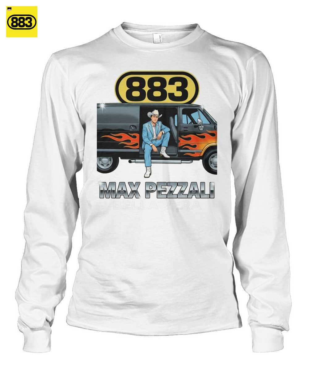 Max Pezzali 883 Merch: Bella Vera Maglietta Fan Art - T-shirt Stile Anni '90 - Image 4