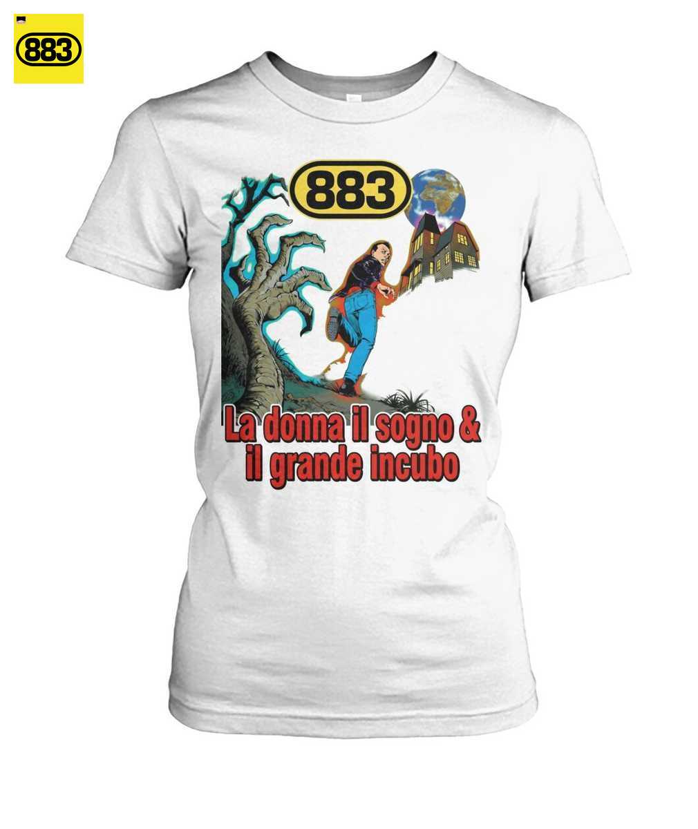 883 Merch: T-Shirt La Donna il Sogno il Grande Incubo - Tributo Anni 90 - Image 3
