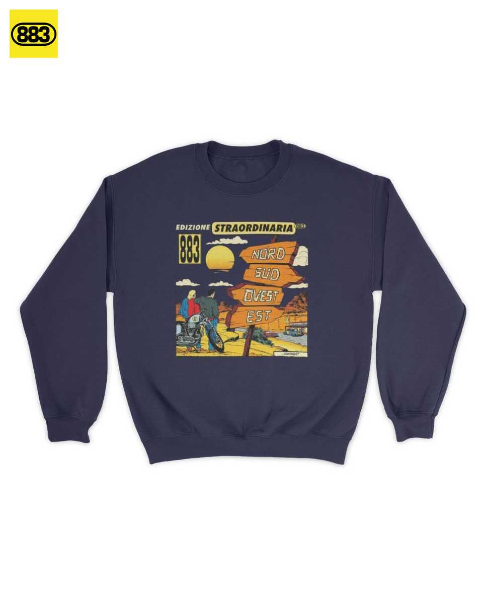 883 Merch: Nord Sud Ovest Est Edizione Straordinaria Unisex T-Shirt Originale - immagine 2