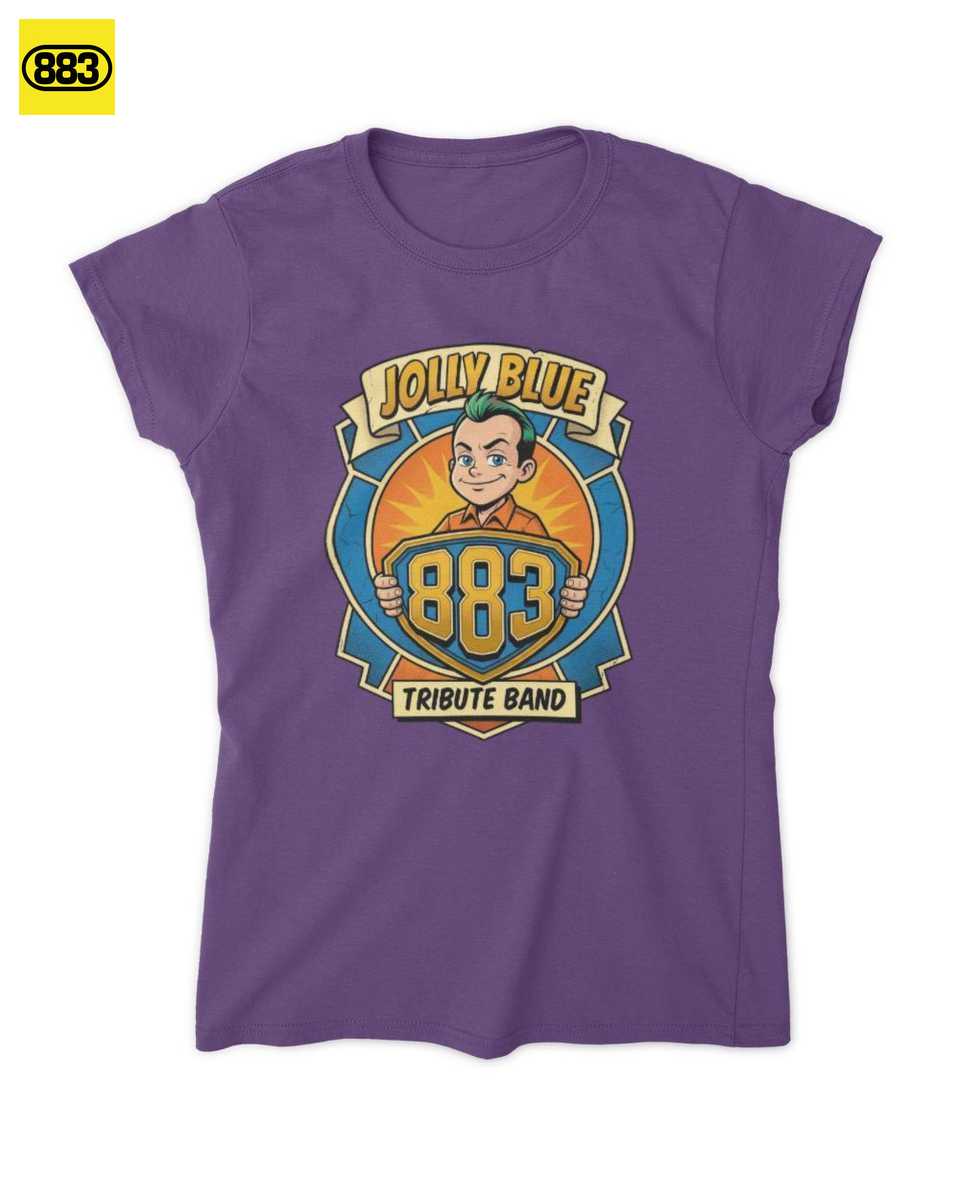 Allegro Merch: Ragazzo 883 Jolly Blue T-Shirt Ufficiale | Tributo Max Pezzali & Mauro Repetto - immagine 4